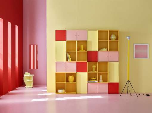 Image 1: Inspired by Memphis design, a jagged and colorful style is conquering the homes of tomorrow. Photo: Montana